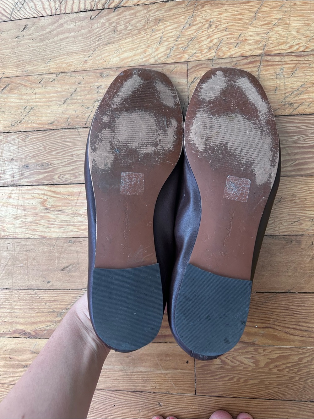 The Greta Madewell Flats in Coffee Bean - Picture 3 of 3